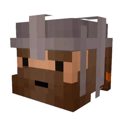 mickypicky40 Minecraft avatar head, 3D render