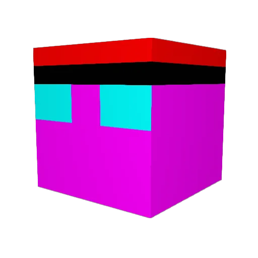 micmac290 Minecraft avatar head, 3D render