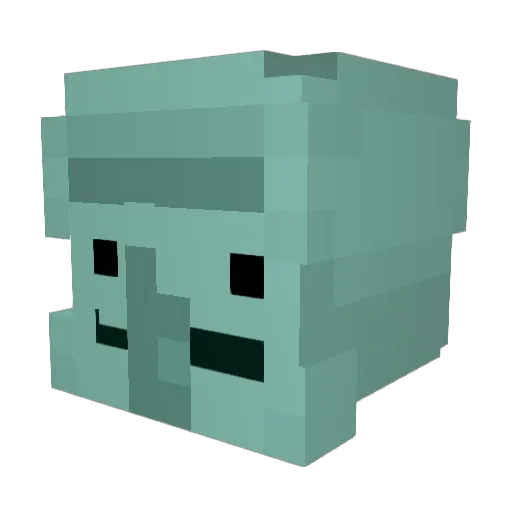 micolittleninja Minecraft avatar head, 3D render