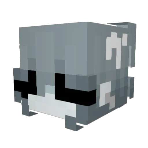 miconia11 Minecraft avatar head, 3D render