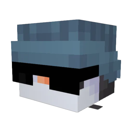 micre1434 Minecraft avatar head, 3D render