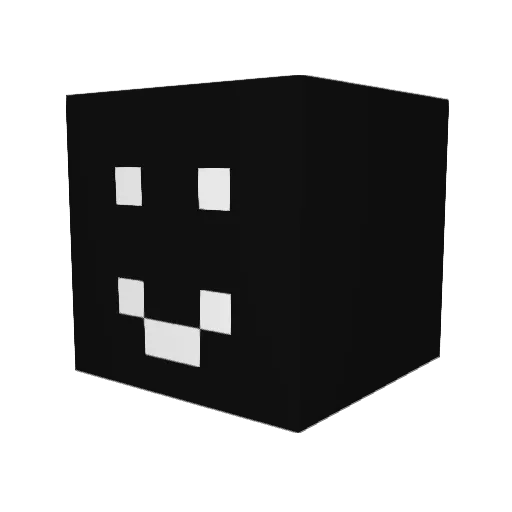 micro2233 Minecraft avatar head, 3D render