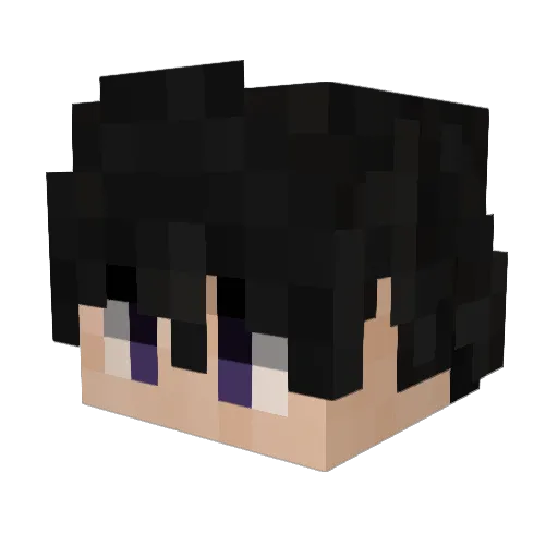 microwavesystem Minecraft avatar head, 3D render