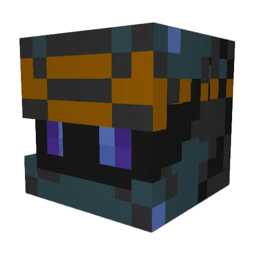 microwilliam Minecraft avatar head, 3D render