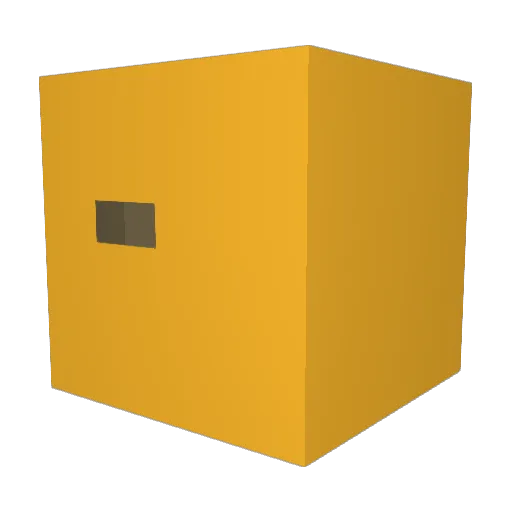 micy7un Minecraft avatar head, 3D render