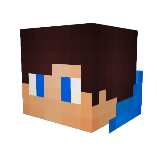 miczal1 Minecraft avatar head, 3D render