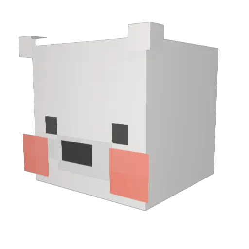 middle2pizza Minecraft avatar head, 3D render