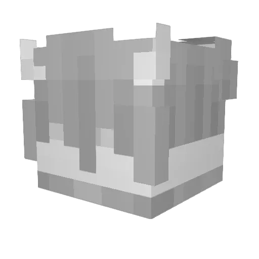 middlemans Minecraft avatar head, 3D render