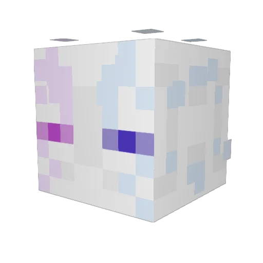 midmaxxer Minecraft avatar head, 3D render