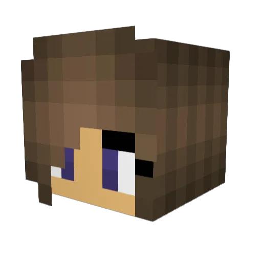 midnight1257 Minecraft avatar head, 3D render
