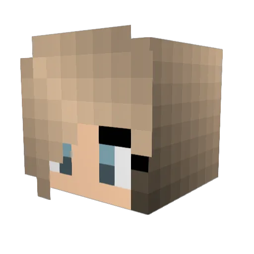 midnight24680 Minecraft avatar head, 3D render