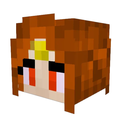 midnightpickle Minecraft avatar head, 3D render