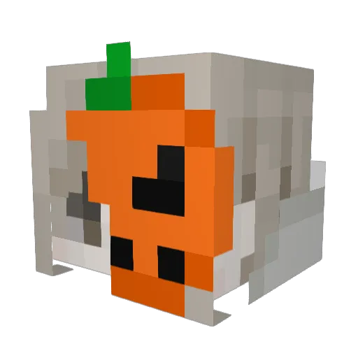 midnqt Minecraft avatar head, 3D render