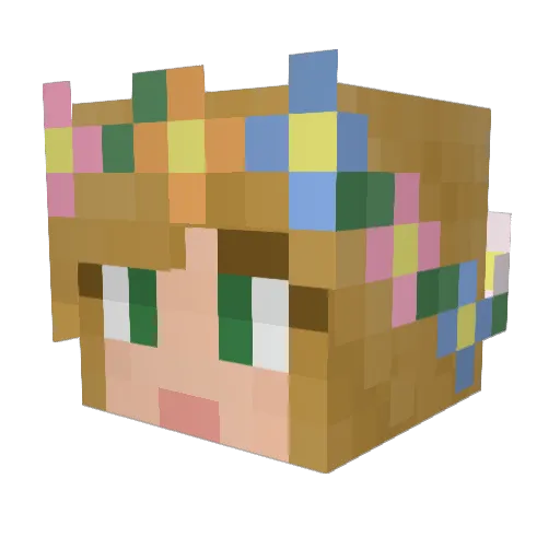 midnyhtsky Minecraft avatar head, 3D render