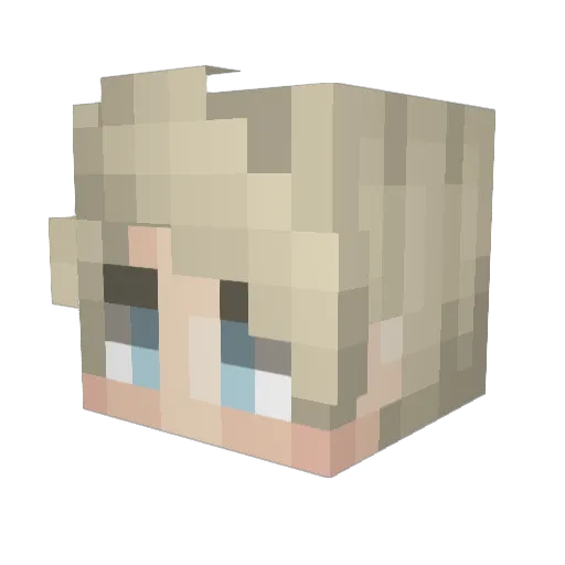 midnytecruisin Minecraft avatar head, 3D render