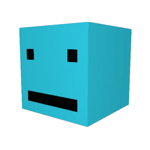 midori48 Minecraft avatar head, 3D render