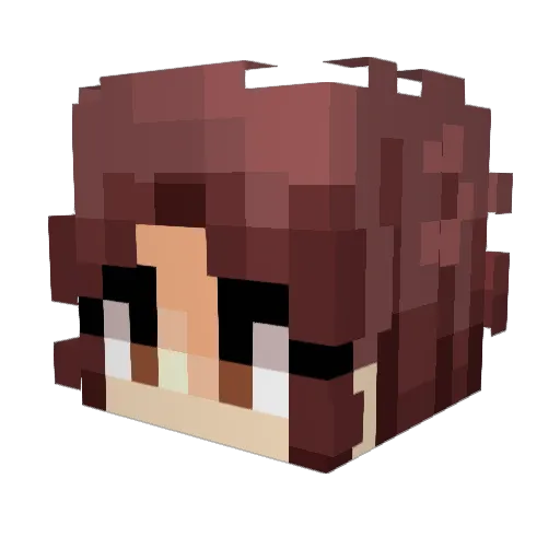 midorik1 Minecraft avatar head, 3D render