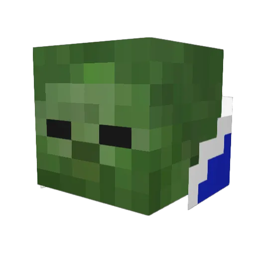 midyoxra Minecraft avatar head, 3D render