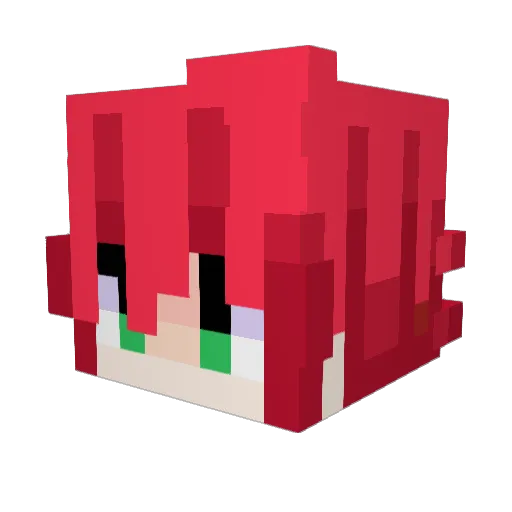 miecorambo Minecraft avatar head, 3D render