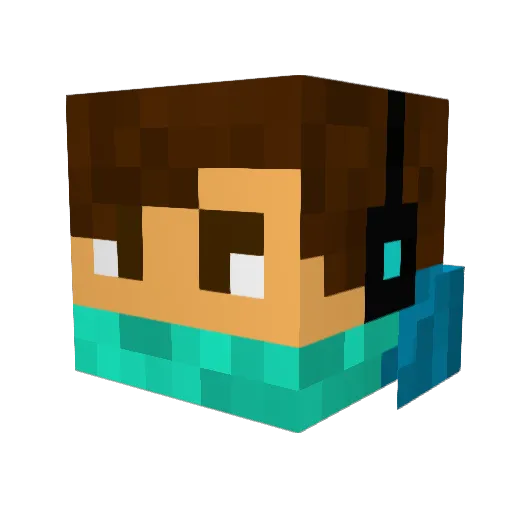 miecznik567 Minecraft avatar head, 3D render