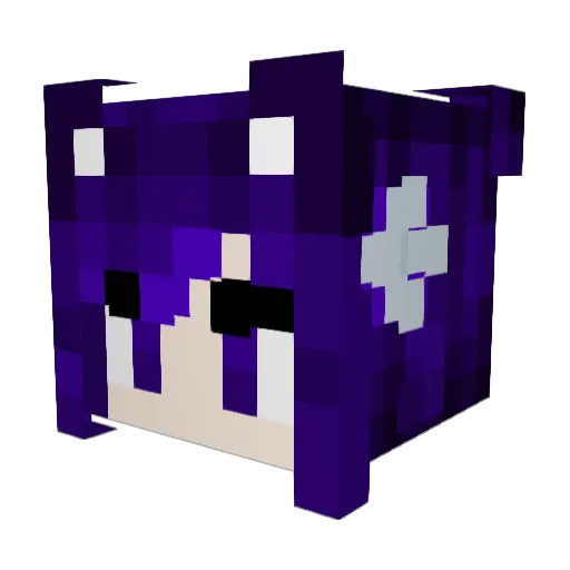miedsekadse Minecraft avatar head, 3D render