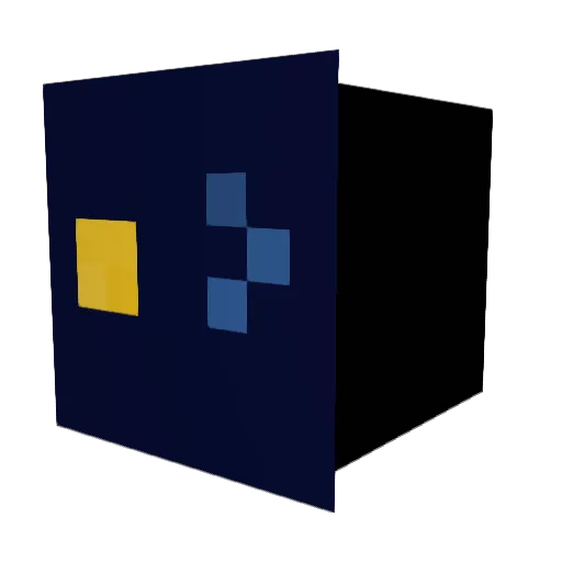 mielloud Minecraft avatar head, 3D render