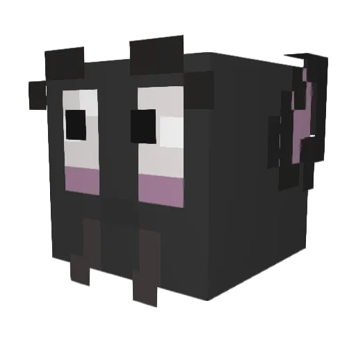 mieluna Minecraft avatar head, 3D render