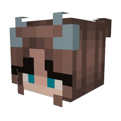 mierrastarr Minecraft avatar head, 3D render