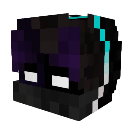 mieso59 Minecraft avatar head, 3D render