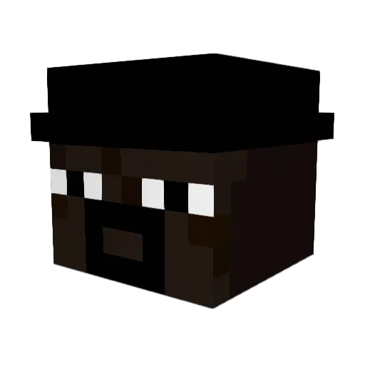 mifas123 Minecraft avatar head, 3D render