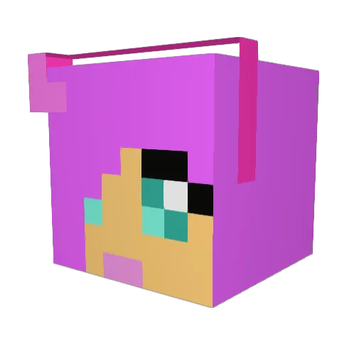 miffy07 Minecraft avatar head, 3D render