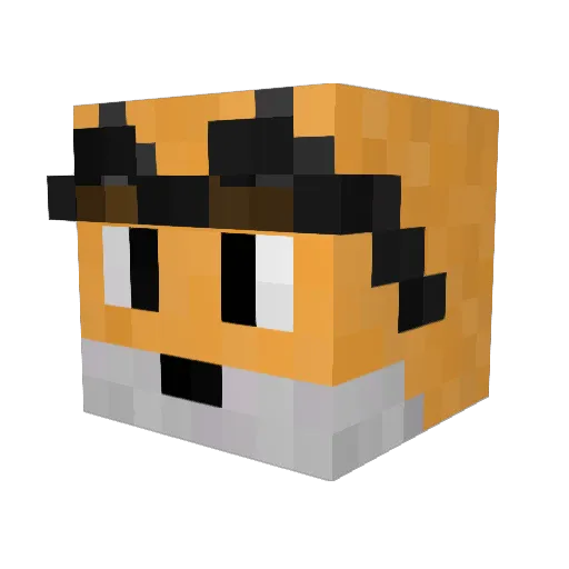 mift137 Minecraft avatar head, 3D render