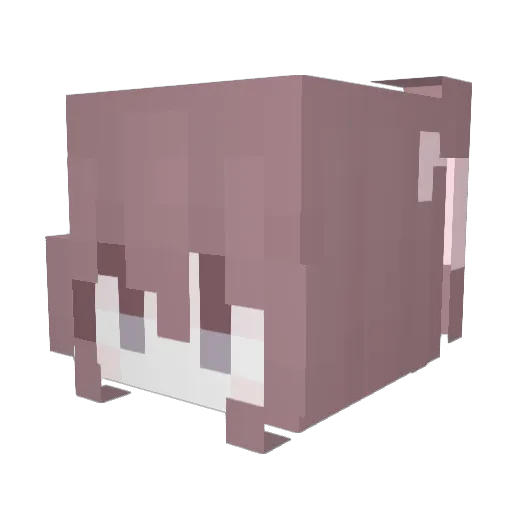 miftay Minecraft avatar head, 3D render