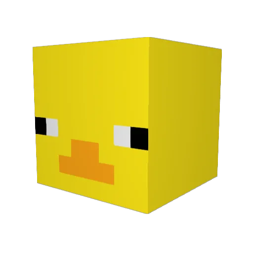 miftysmurf Minecraft avatar head, 3D render