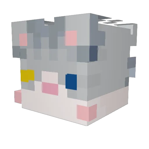 migato24 Minecraft avatar head, 3D render