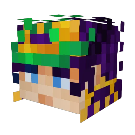 miggysmalls30 Minecraft avatar head, 3D render
