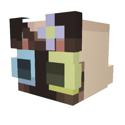 might_do_this Minecraft avatar head, 3D render