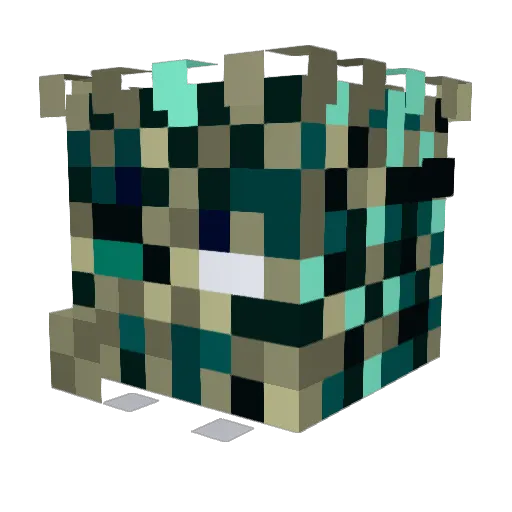 mightyemperor55 Minecraft avatar head, 3D render