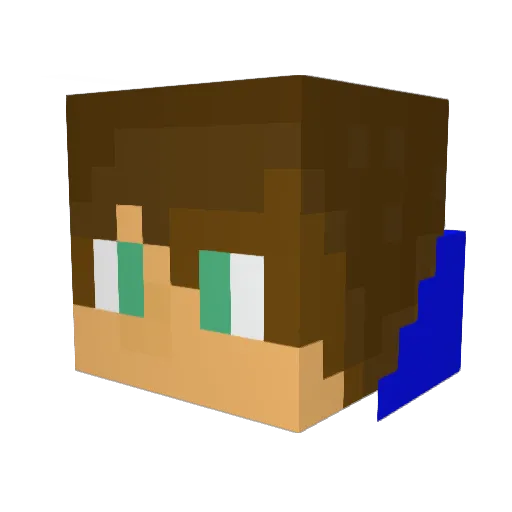 mightyjosh123 Minecraft avatar head, 3D render