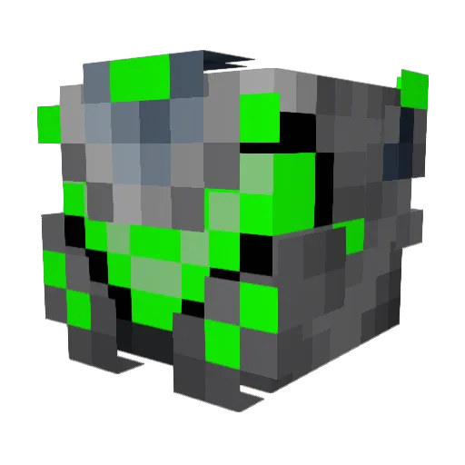 mightymelonface Minecraft avatar head, 3D render
