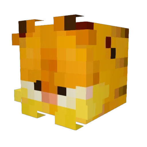 migim Minecraft avatar head, 3D render