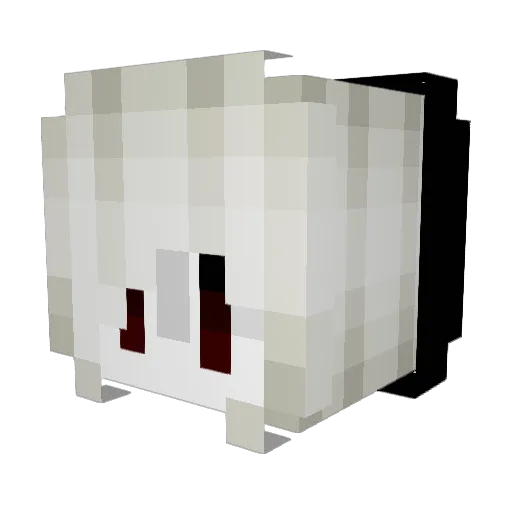 migoot Minecraft avatar head, 3D render