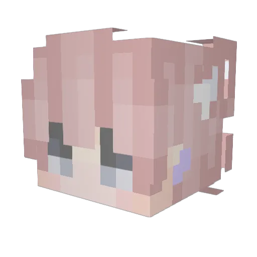 migoox Minecraft avatar head, 3D render