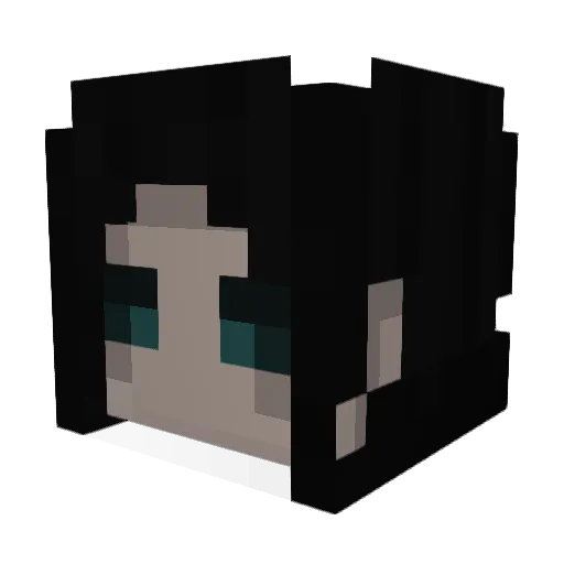 migotzZ Minecraft avatar head, 3D render