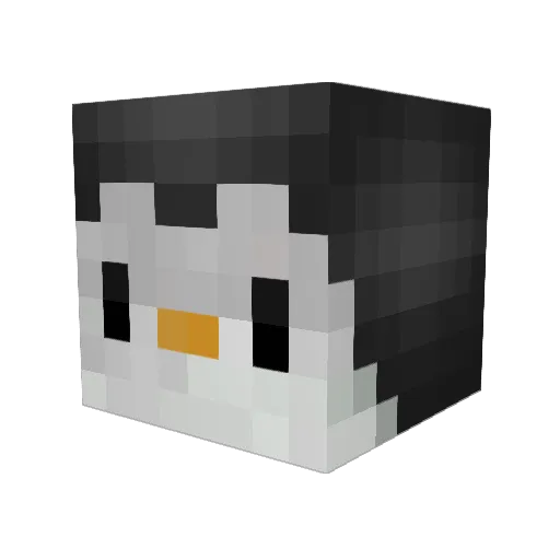 migs15 Minecraft avatar head, 3D render