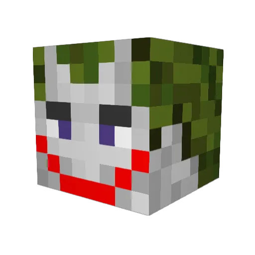 migthymike Minecraft avatar head, 3D render