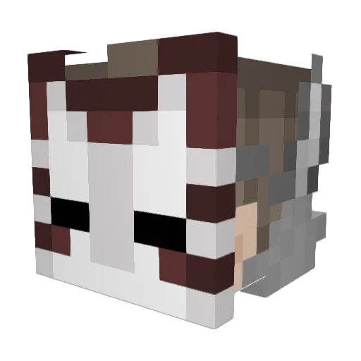miguel05 Minecraft avatar head, 3D render