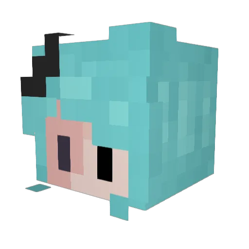 miguel121014 Minecraft avatar head, 3D render