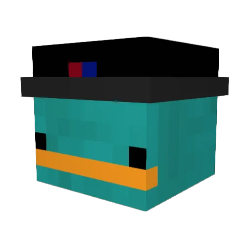 miguelGOD Minecraft avatar head, 3D render