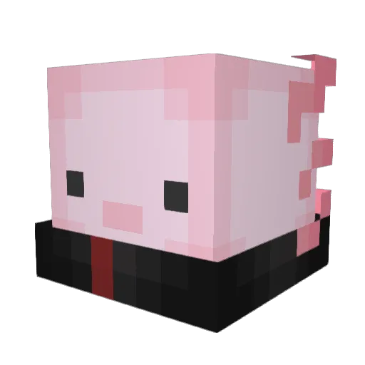 migueliiito Minecraft avatar head, 3D render